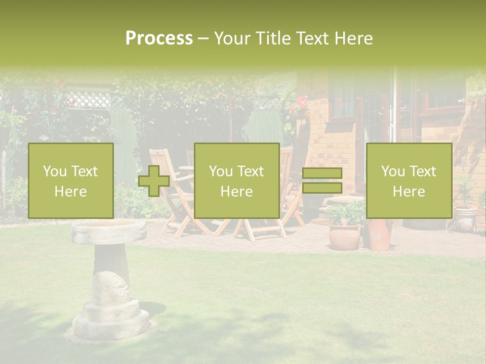 Windows Summer Garden PowerPoint Template