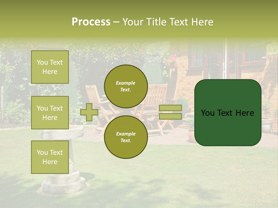 Windows Summer Garden PowerPoint Template