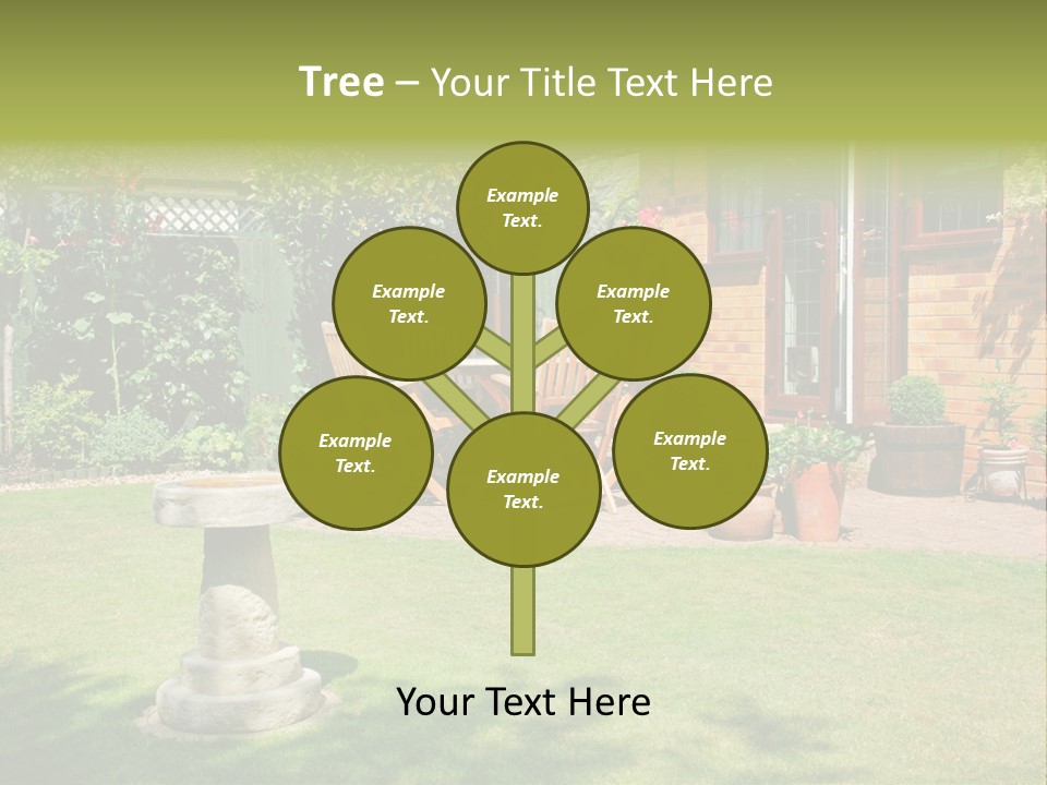 Windows Summer Garden PowerPoint Template