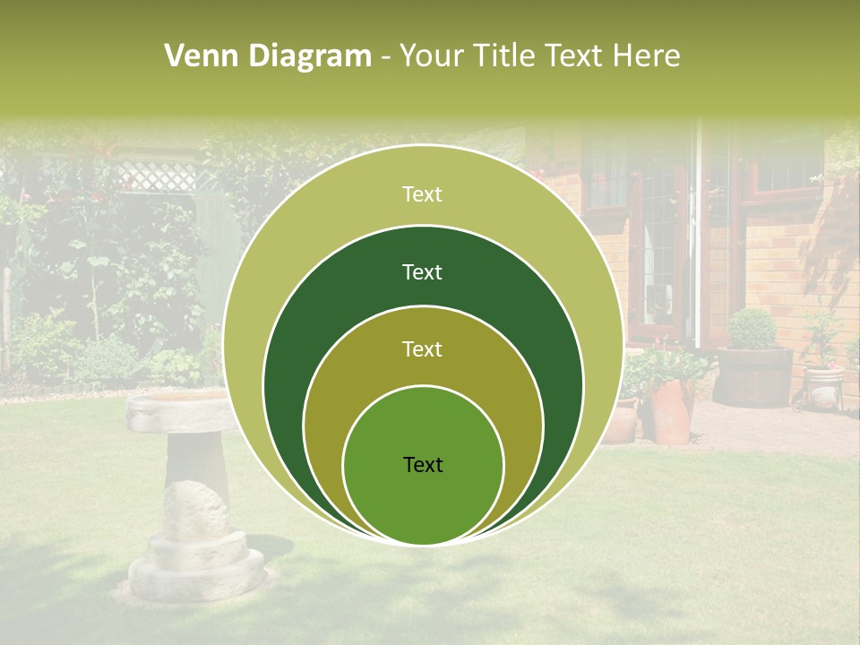 Windows Summer Garden PowerPoint Template