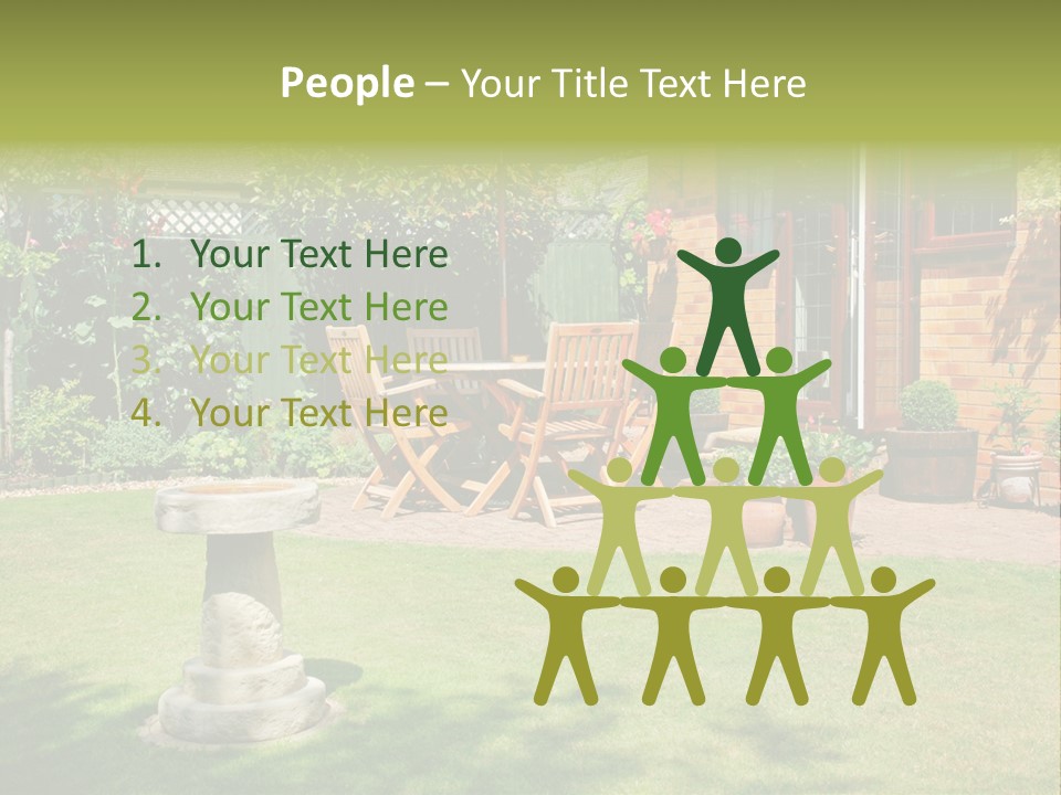 Windows Summer Garden PowerPoint Template