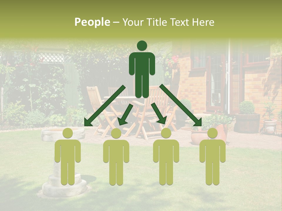 Windows Summer Garden PowerPoint Template