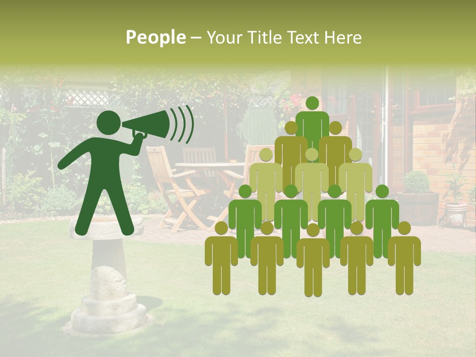 Windows Summer Garden PowerPoint Template