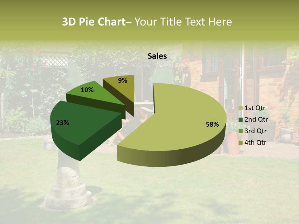 Windows Summer Garden PowerPoint Template