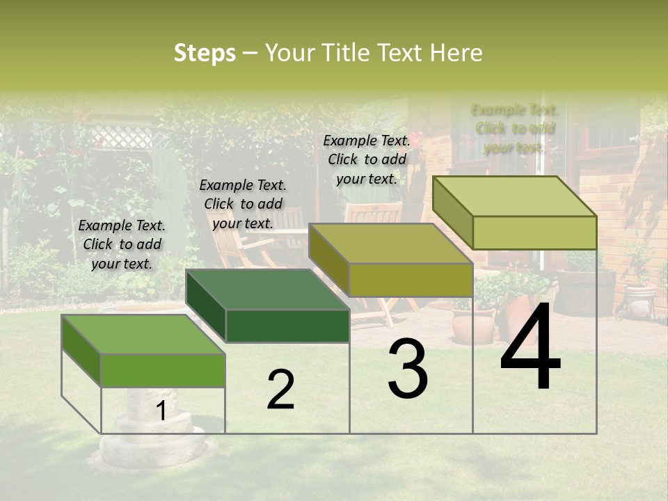 Windows Summer Garden PowerPoint Template