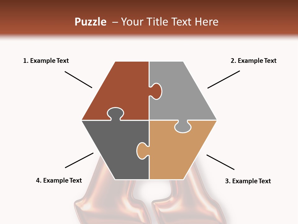 Letter Surface Pattern PowerPoint Template