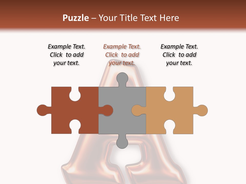 Letter Surface Pattern PowerPoint Template