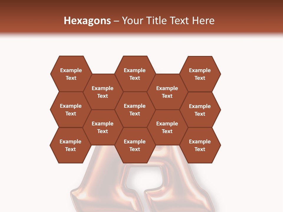 Letter Surface Pattern PowerPoint Template