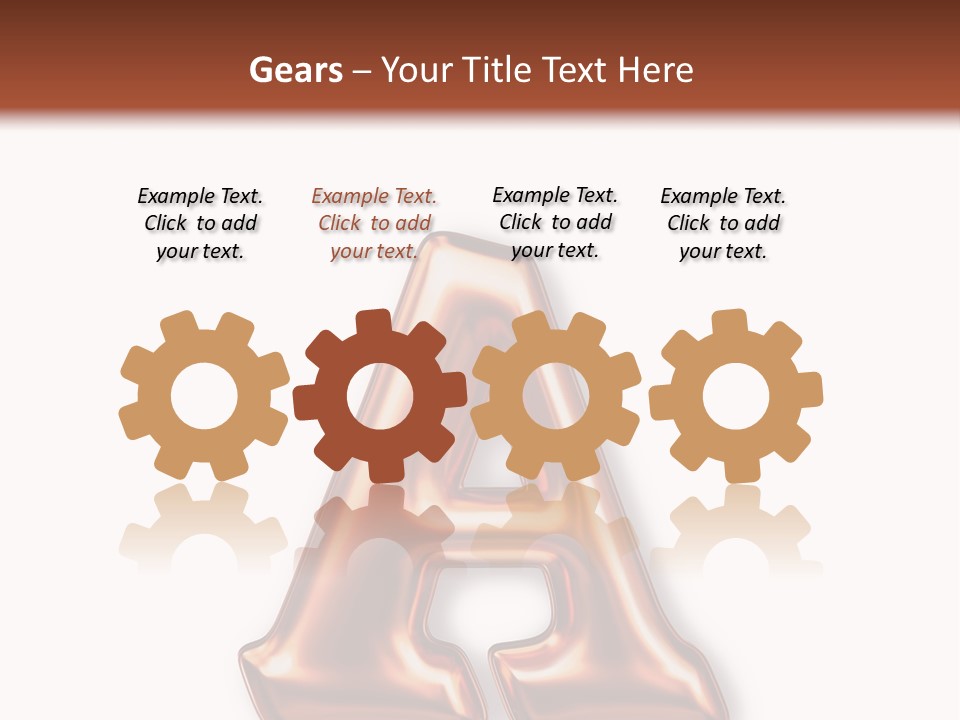 Letter Surface Pattern PowerPoint Template