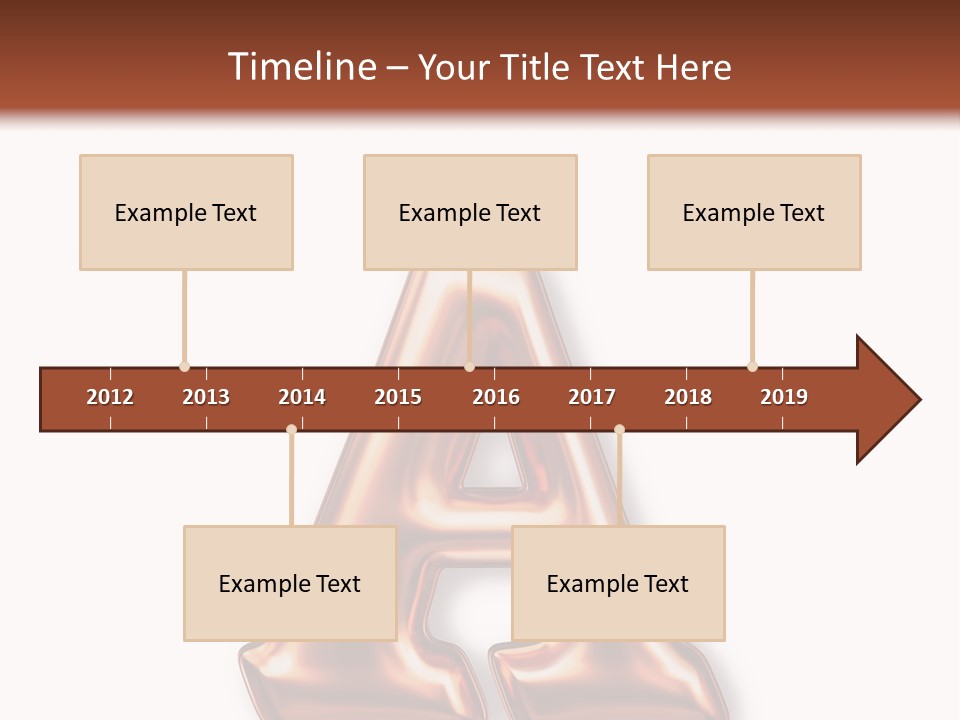 Letter Surface Pattern PowerPoint Template