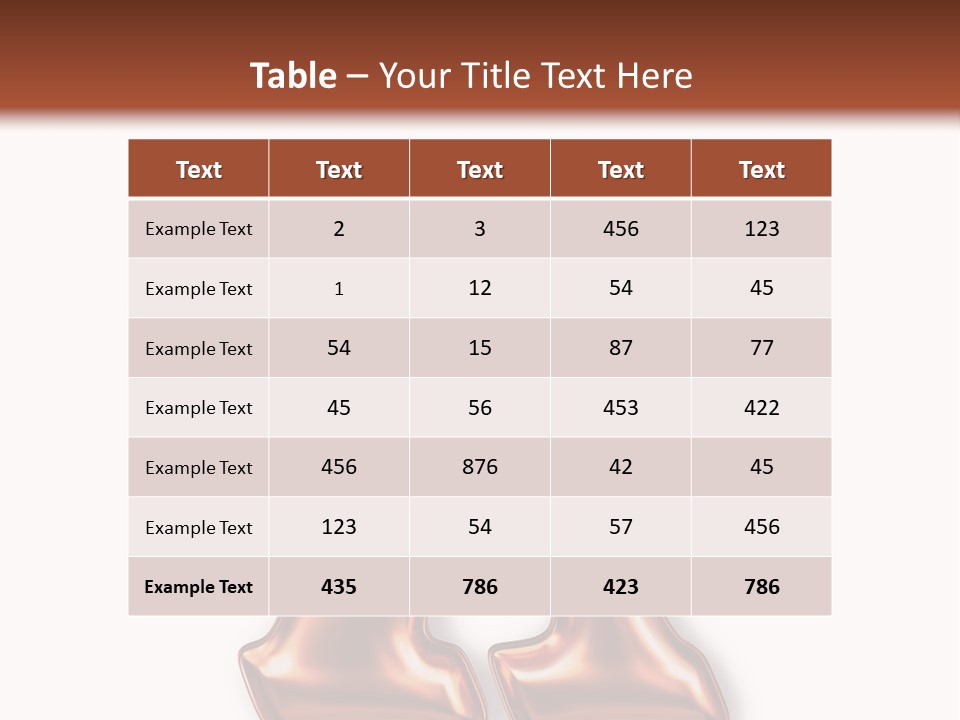 Letter Surface Pattern PowerPoint Template
