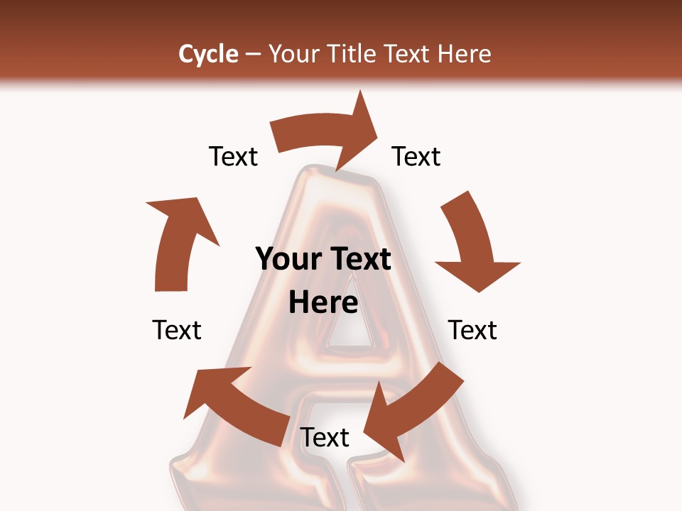 Letter Surface Pattern PowerPoint Template