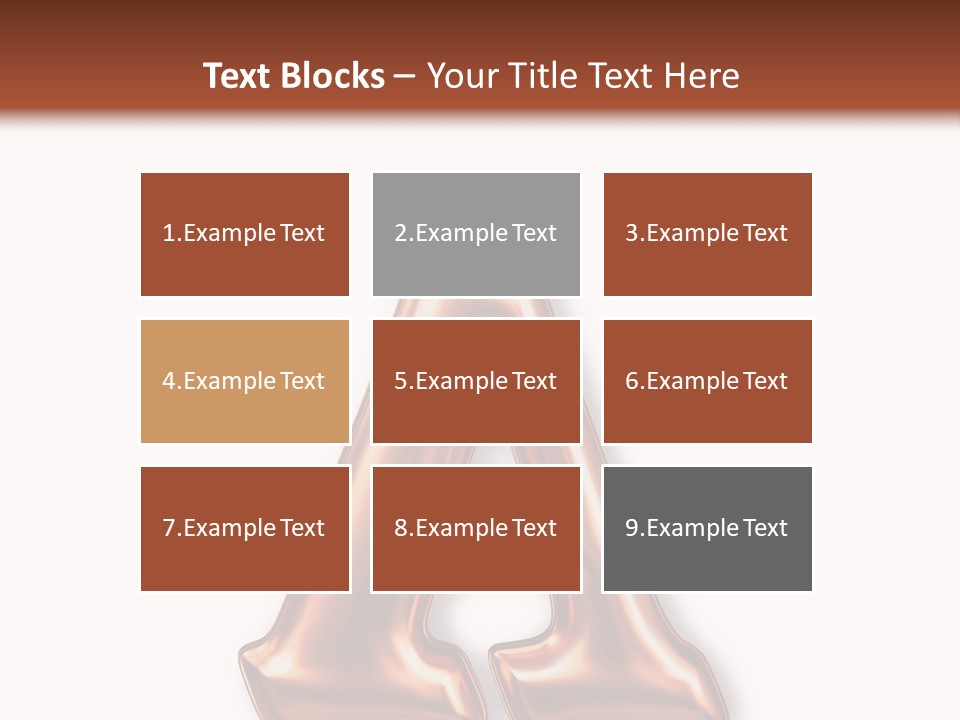 Letter Surface Pattern PowerPoint Template