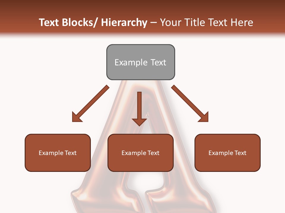Letter Surface Pattern PowerPoint Template