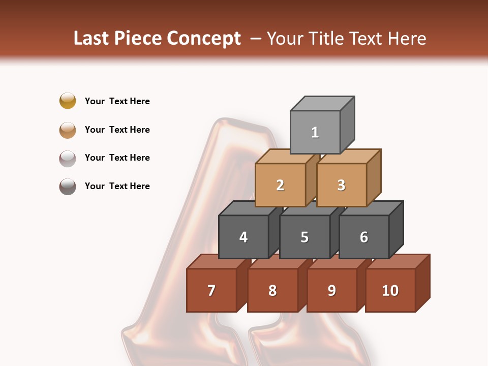 Letter Surface Pattern PowerPoint Template