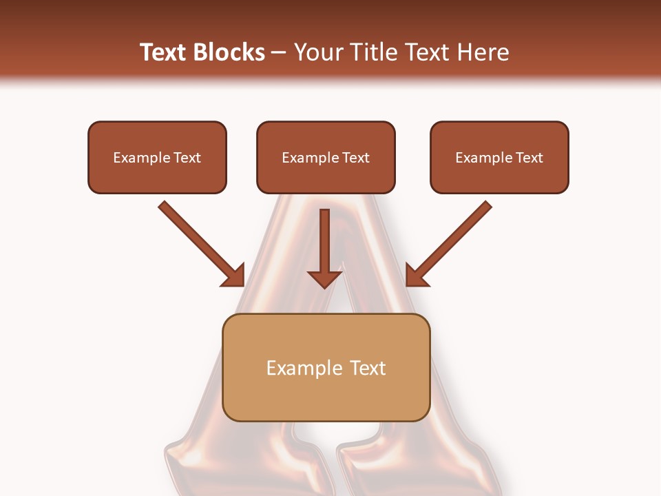 Letter Surface Pattern PowerPoint Template