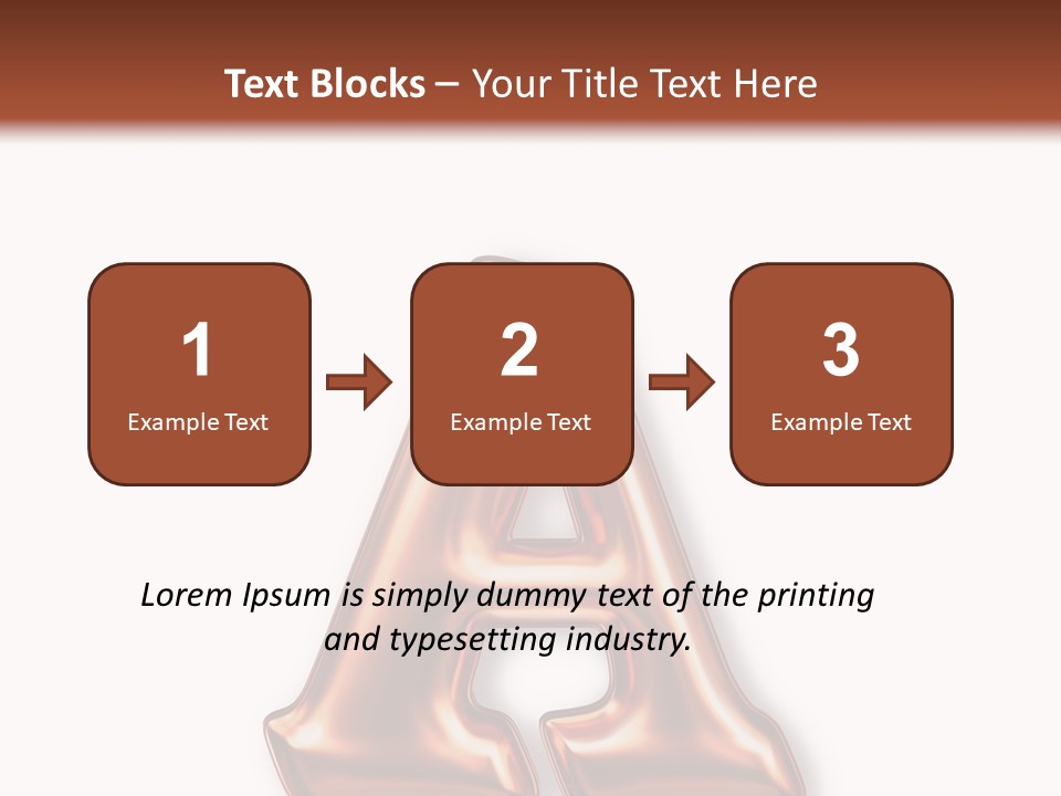 Letter Surface Pattern PowerPoint Template
