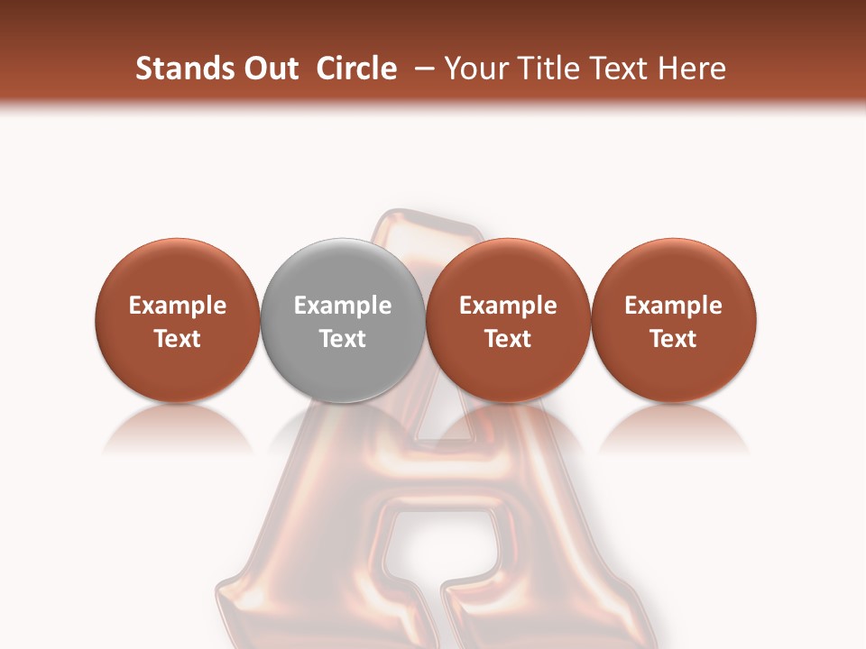 Letter Surface Pattern PowerPoint Template