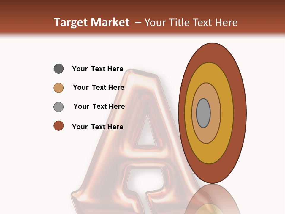 Letter Surface Pattern PowerPoint Template