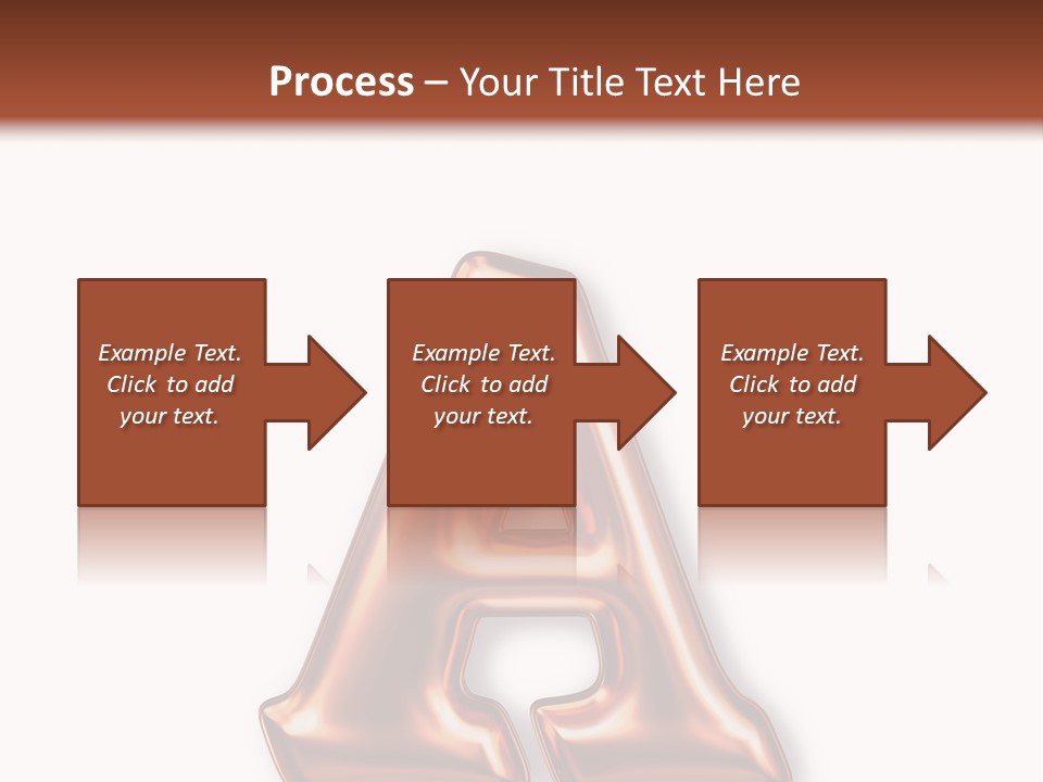 Letter Surface Pattern PowerPoint Template