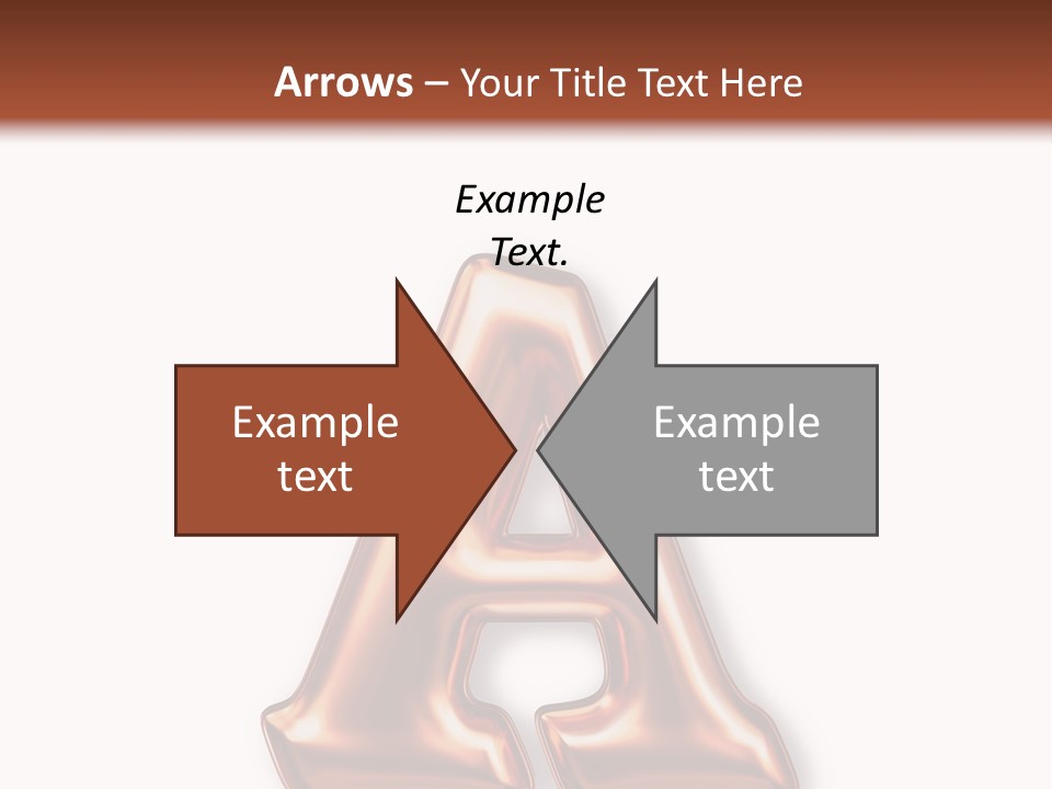 Letter Surface Pattern PowerPoint Template