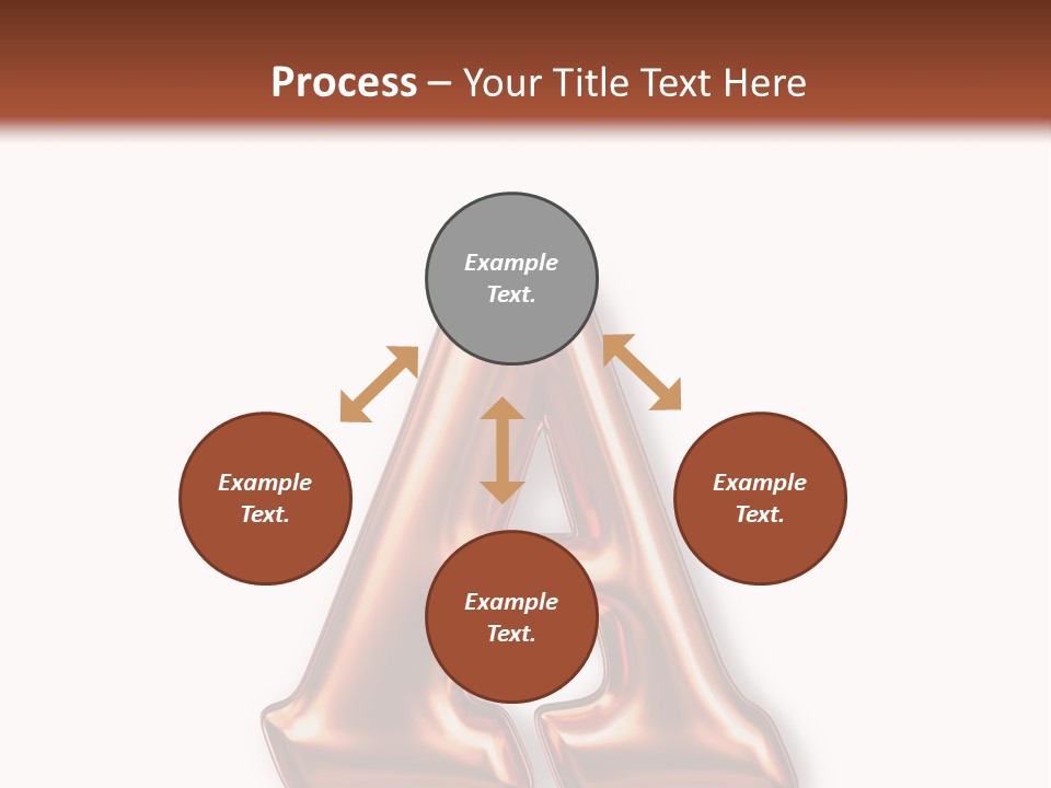 Letter Surface Pattern PowerPoint Template