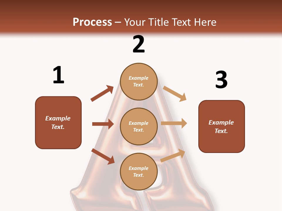 Letter Surface Pattern PowerPoint Template