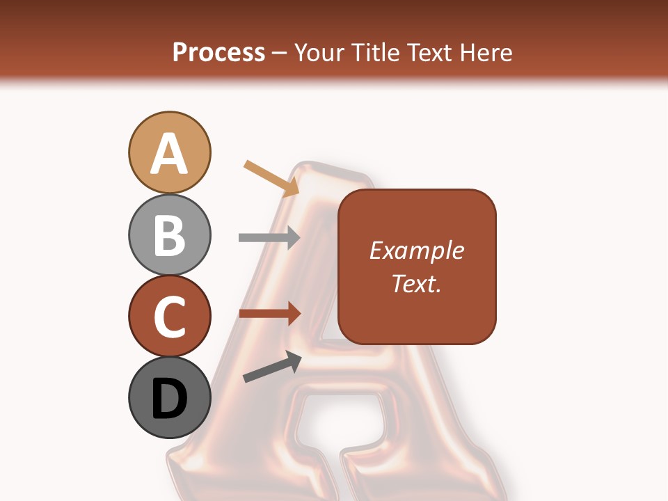 Letter Surface Pattern PowerPoint Template