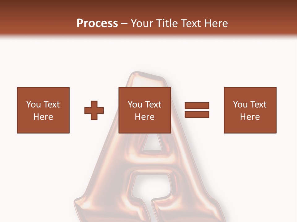 Letter Surface Pattern PowerPoint Template