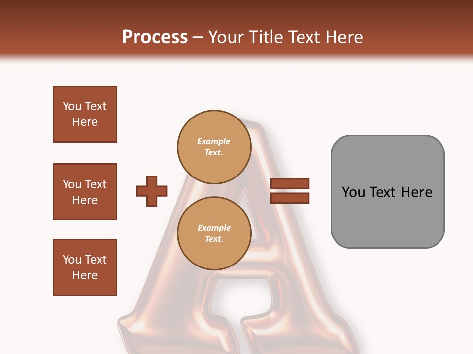 Letter Surface Pattern PowerPoint Template