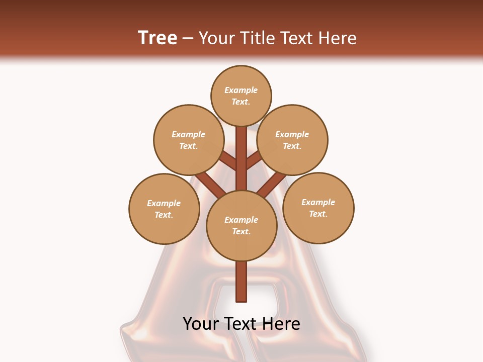 Letter Surface Pattern PowerPoint Template