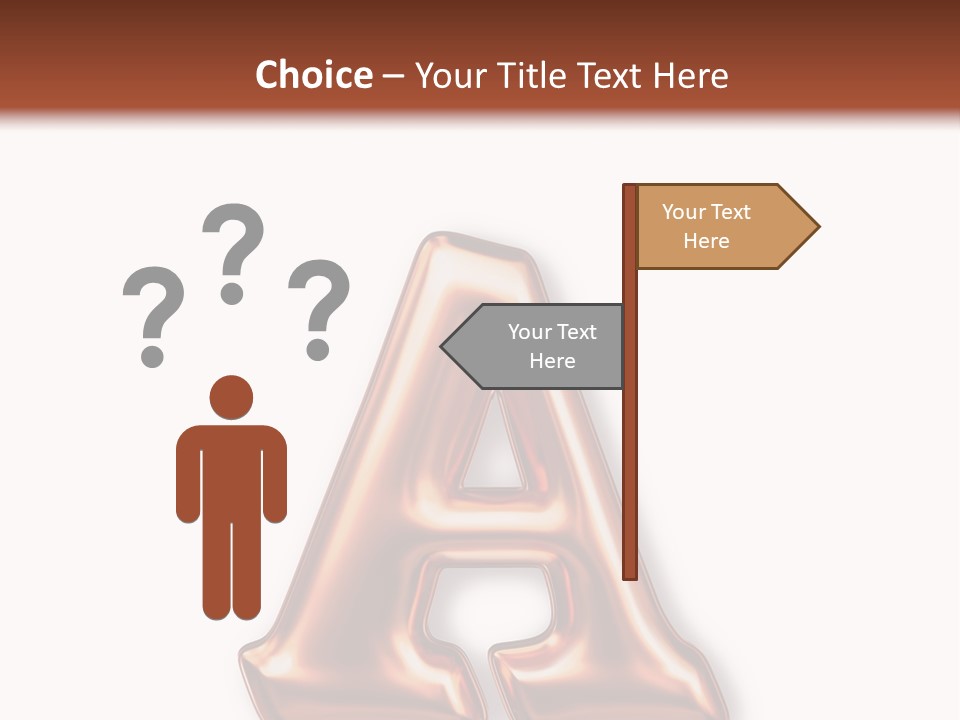 Letter Surface Pattern PowerPoint Template