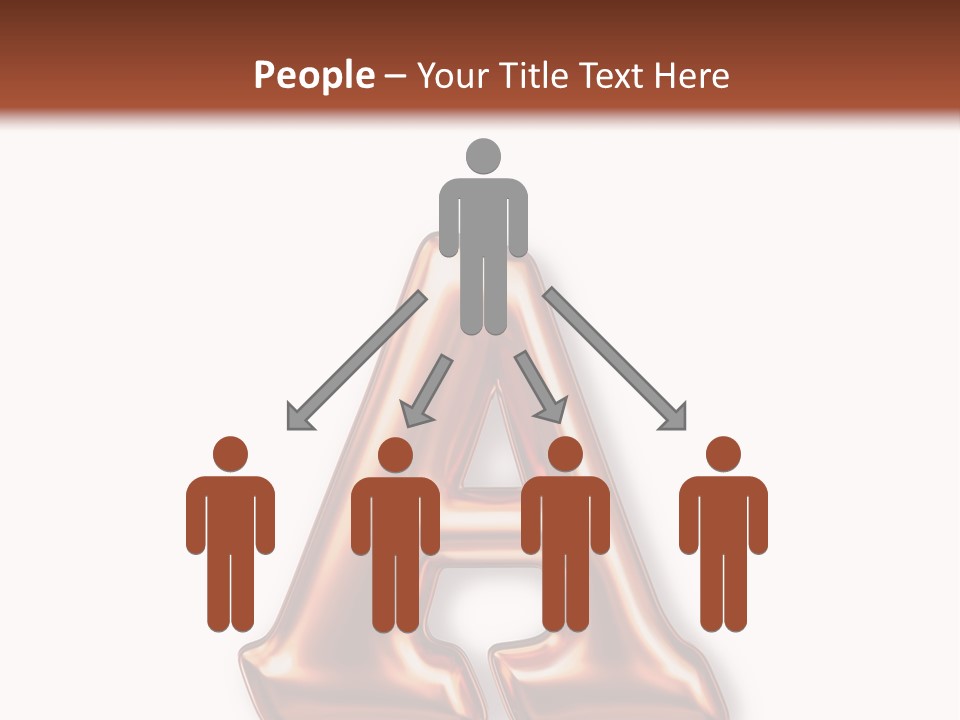 Letter Surface Pattern PowerPoint Template