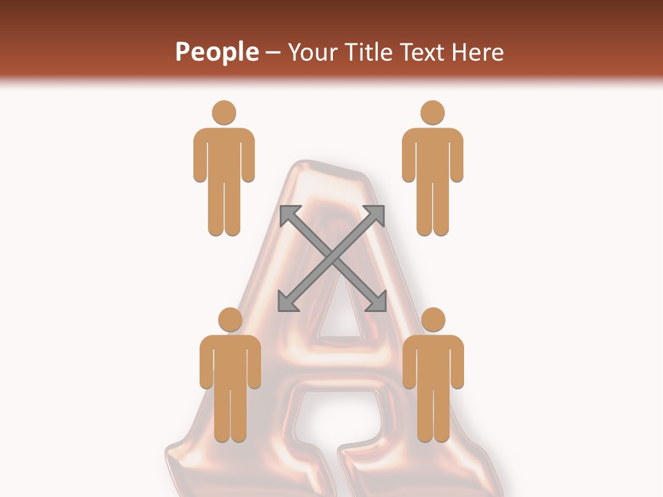 Letter Surface Pattern PowerPoint Template