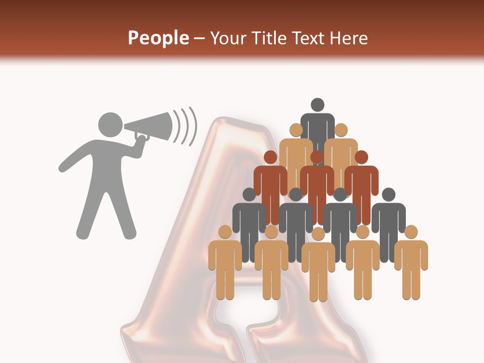 Letter Surface Pattern PowerPoint Template