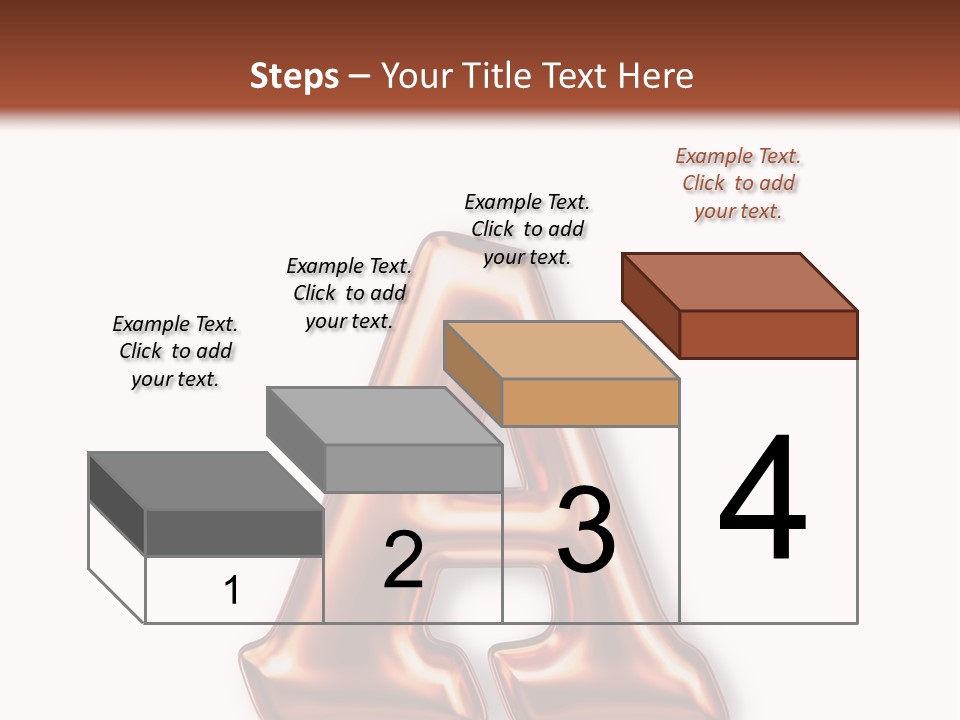 Letter Surface Pattern PowerPoint Template