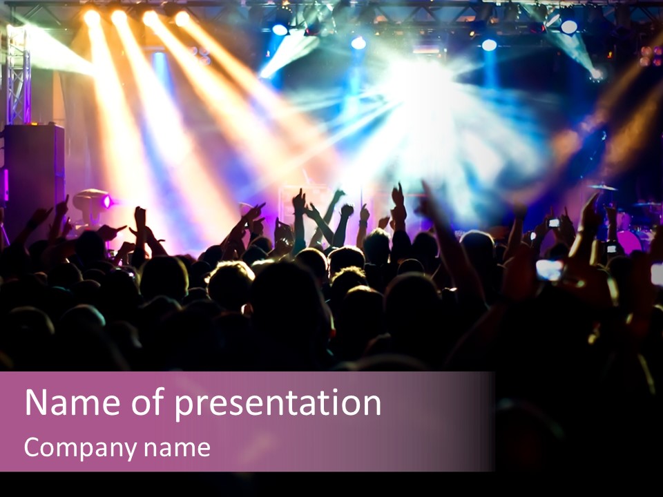 Performance Actor Perform PowerPoint Template