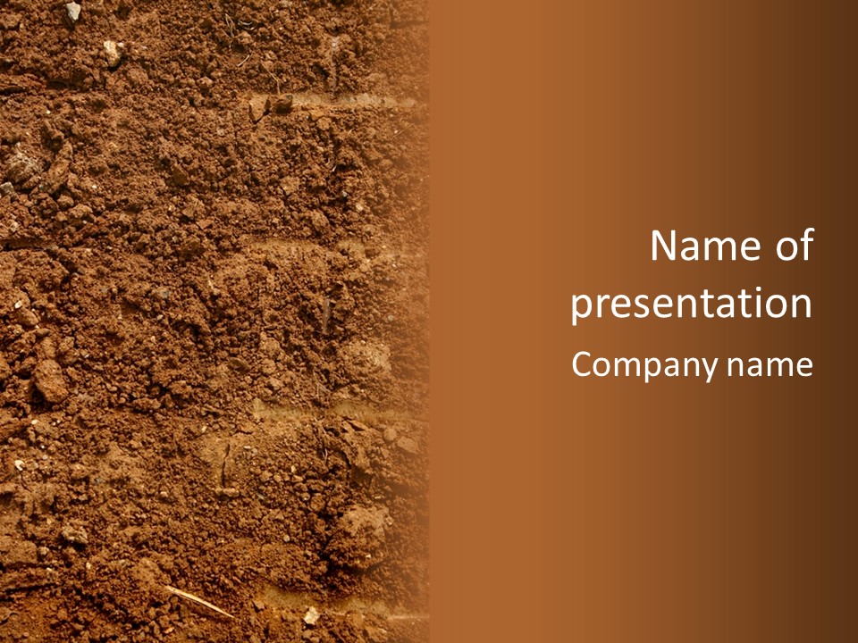 Earth Texture Close PowerPoint Template