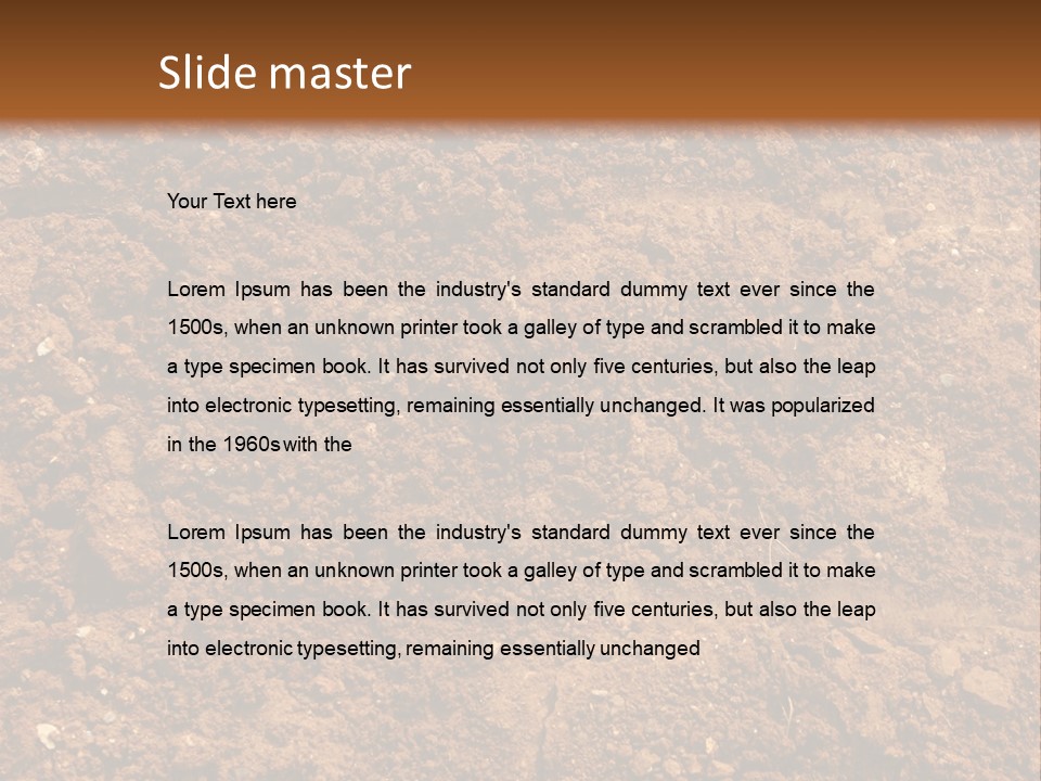 Earth Texture Close PowerPoint Template