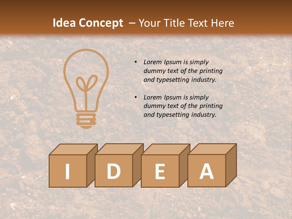 Earth Texture Close PowerPoint Template
