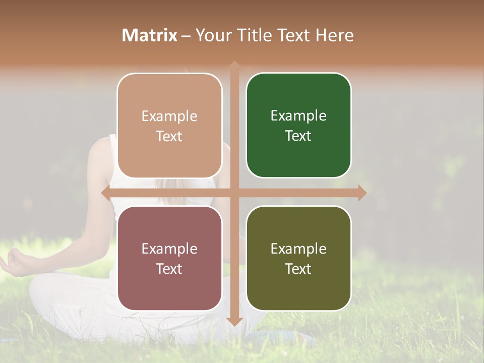 Female Summer Lotus PowerPoint Template