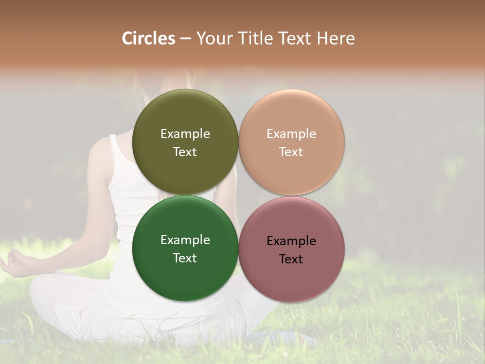 Female Summer Lotus PowerPoint Template
