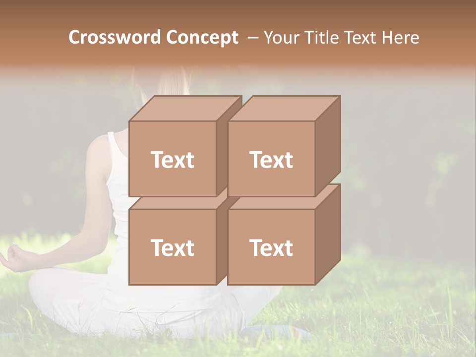 Female Summer Lotus PowerPoint Template