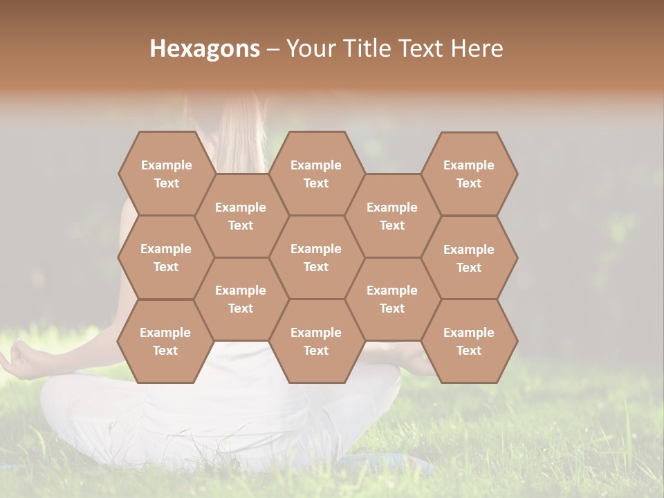 Female Summer Lotus PowerPoint Template