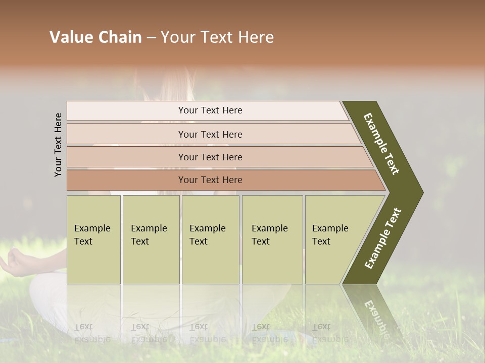 Female Summer Lotus PowerPoint Template