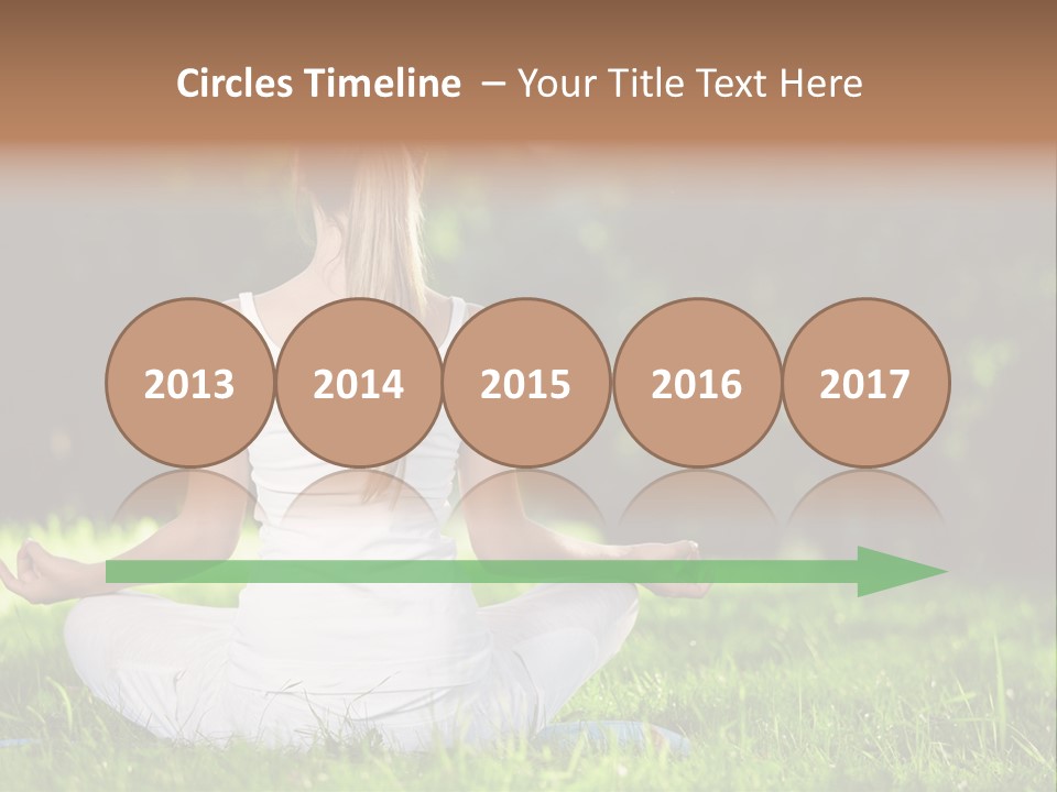 Female Summer Lotus PowerPoint Template