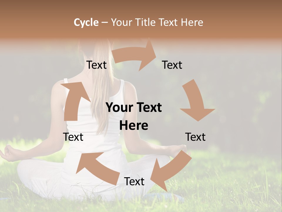 Female Summer Lotus PowerPoint Template