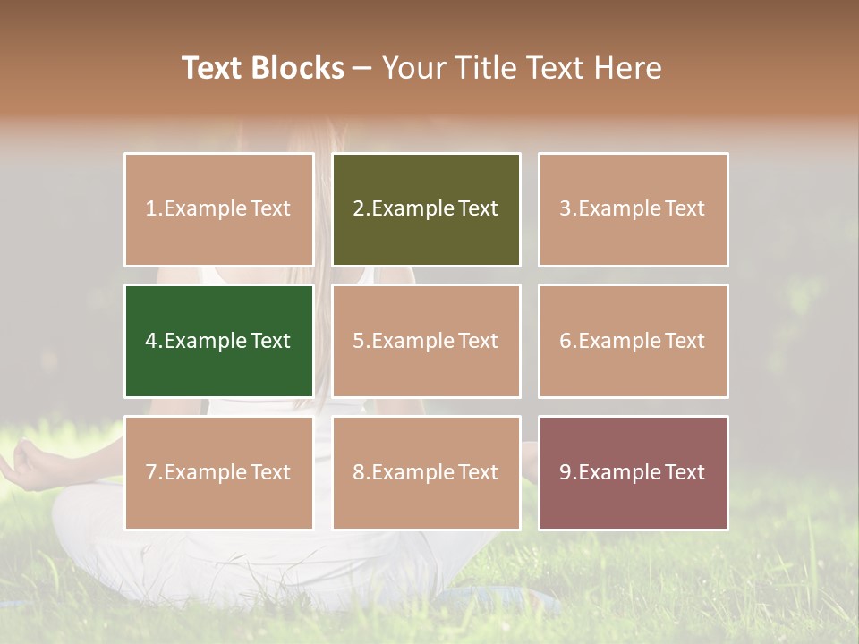 Female Summer Lotus PowerPoint Template