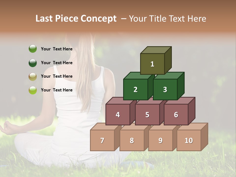 Female Summer Lotus PowerPoint Template