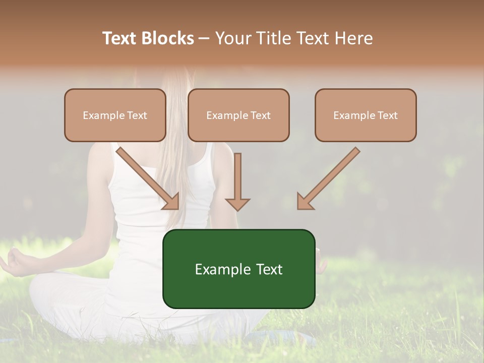 Female Summer Lotus PowerPoint Template